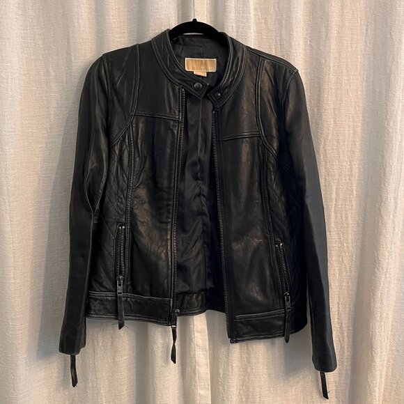 MICHAEL Michael Kors Quilted Leather Jacket - Picture 1 of 4